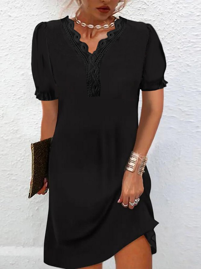 Elegant Loose Lace Dress